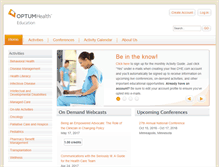 Tablet Screenshot of optumhealtheducation.com